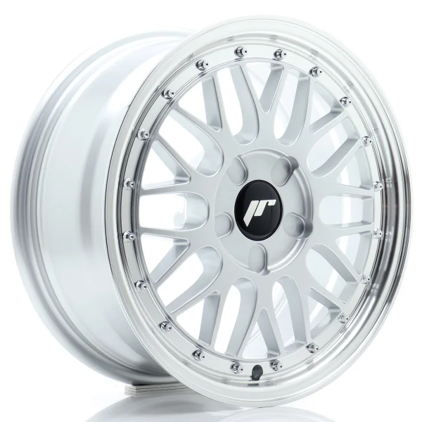 JR Wheels JR23 16x8 ET35 4x100 Hyper Silver w/Machined Lip